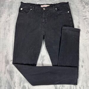 Vitamina Jeans Deluxe Edition Black Slim Fit Stretch Denim Made in Italy Size 46